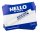 Sticker Hello My Name - BLUE 100Stk.
