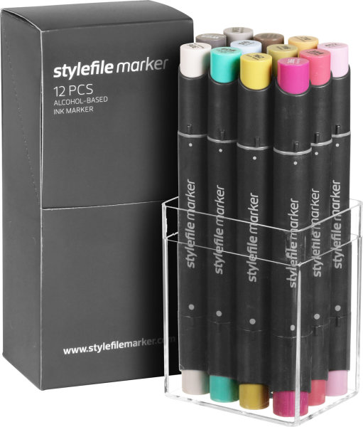 Stylefile Marker 12er Set Main A