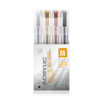 Montana ACRYLIC Marker Set 0.7mm 4er Metallic Extra Fine