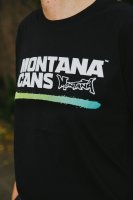 Montana T-Shirts - Typo+Logo Underline Black