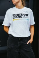 Montana T-Shirts - Typo+Logo Underline White