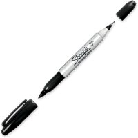 Sharpie Twin Tip Black