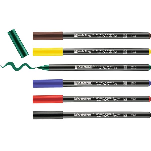 edding 4200 Porzellanpinselstift - 6er Set