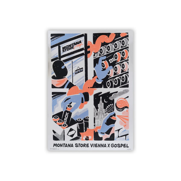 Gospel - Screenprint 42 × 59,4 cm