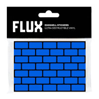 Flux Eggshell Bricks Stickers 50 STK Cyan